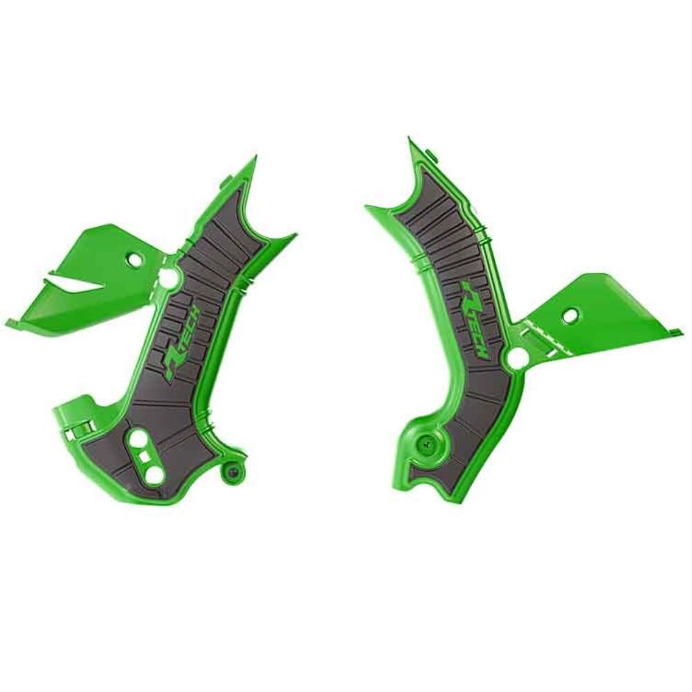 Rtech Frame Protectors - Green / Black