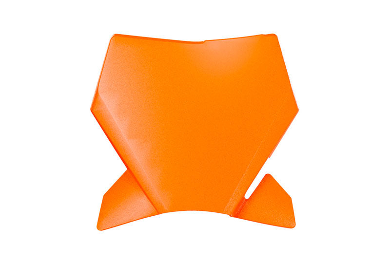 Rtech Front Number Plate - Orange