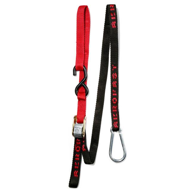 Aerofast MC2K Karabiner Tie Down 25mm - Red / Black (2 pack)