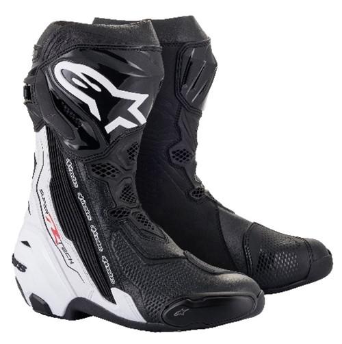 Alpinestars Supertech R V2 Vented Boots - Black / White