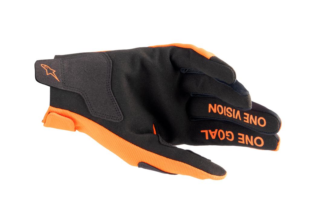 Alpinestars Youth Radar Gloves - Orange Black