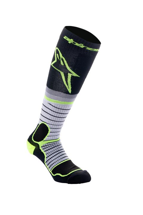 Alpinestars MX Pro Socks - Black / Grey Yellow