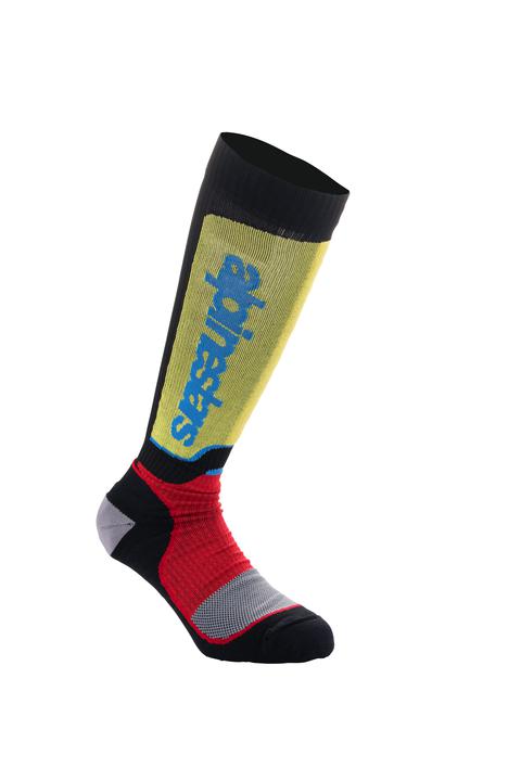 Alpinestars MX24 Youth MX Plus Socks - Black Red Blue