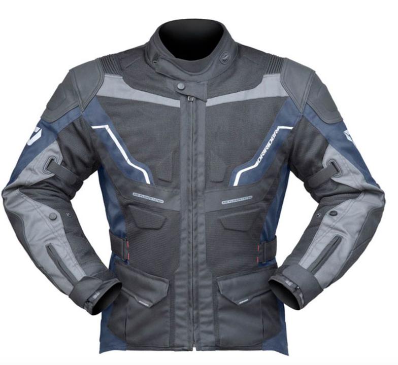 Dririder Nordic 4 Airflow Jacket - Black Cobalt Blue