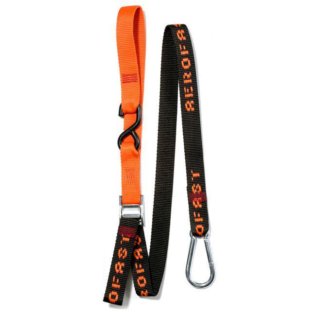 Aerofast MC37K Karabiner Tie Down 37mm - Orange / Black (2 pack)