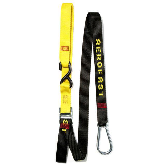 Aerofast MC37K Karabiner Tie Down 37mm - Yellow / Black (2 pack)