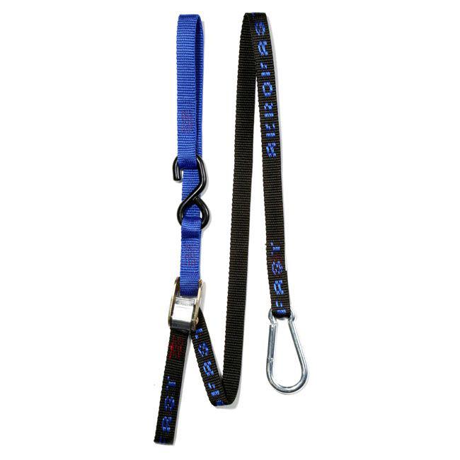 Aerofast MC2K Karabiner Tie Down 25mm - Blue / Black (2 pack)
