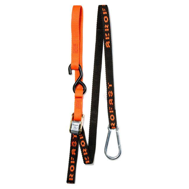 Aerofast MC2K Karabiner Tie Down 25mm - Orange / Black (2 pack)