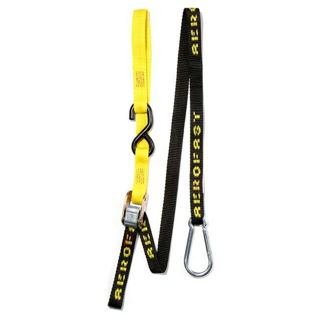 Aerofast MC2K Karabiner Tie Down 25mm - Yellow / Black (2 pack)