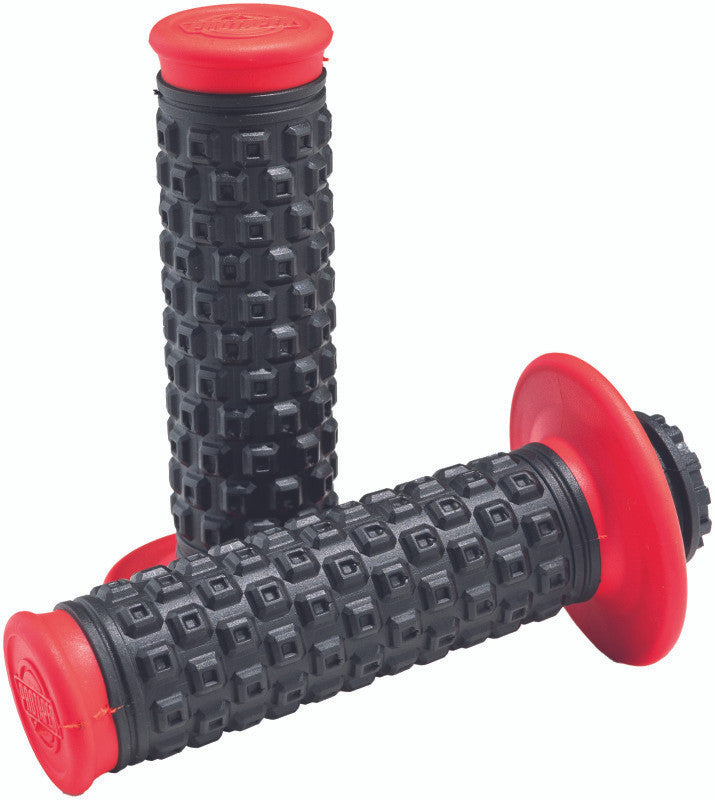 Protaper Pro Clamp-On Pillow Top Grips - Red / Black