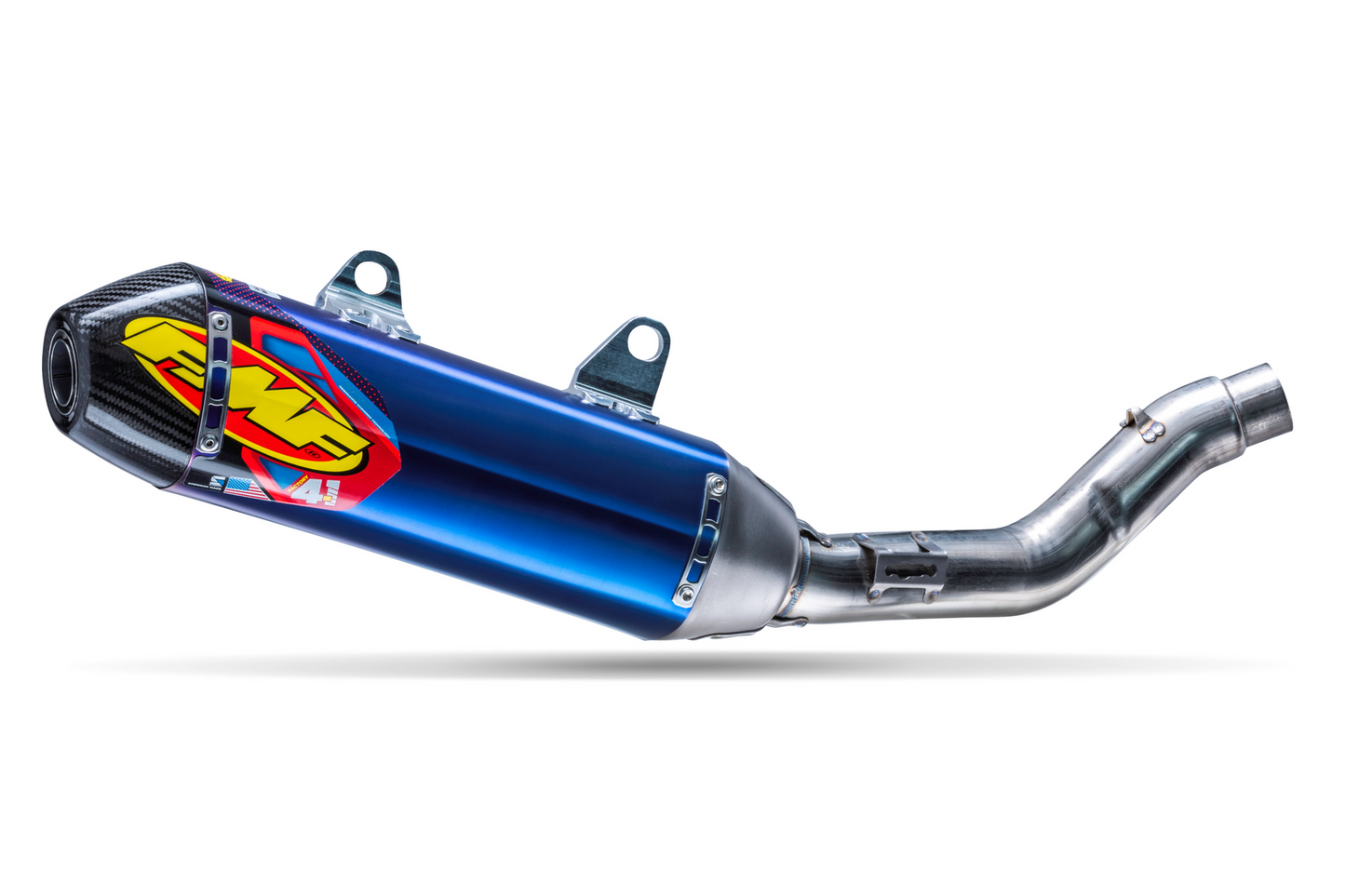 FMF Factory 4.1 RCT Silencer With Carbon End Cap - Anodised Titanium (045695)