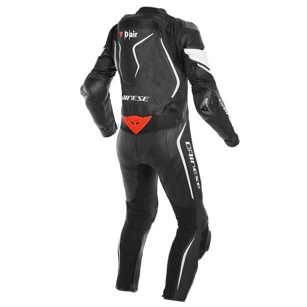 Dainese Misano 2 D-Air 1-Piece Perforated Airbag Suit - Black / White