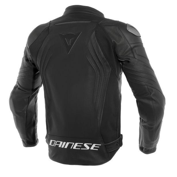 Dainese Racing 3 Perforated Leather Jacket - Black Black