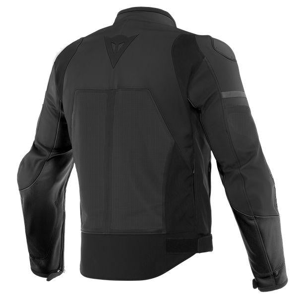 Dainese Agile Perforated Leather Jacket - Black Matt