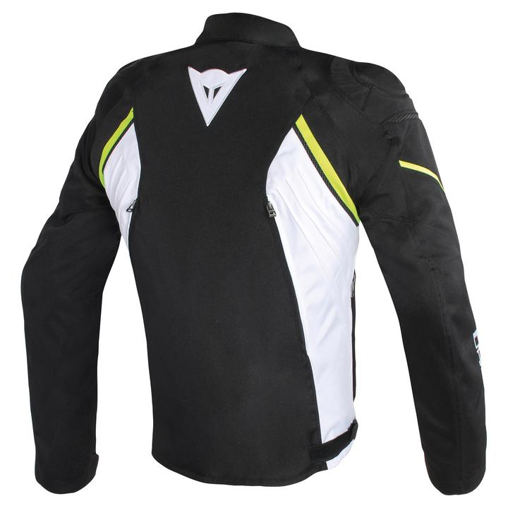 Dainese Avro D2 Textile Jacket - Black / White / Yellow