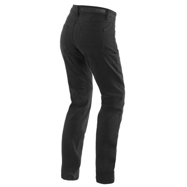 Dainese Casual Aramid Armoured Regular Women's Textile Pants - Black