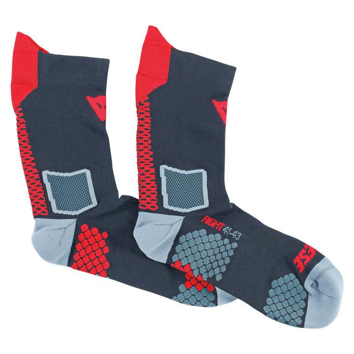 Dainese D-Core Mid Sock - Black / Red