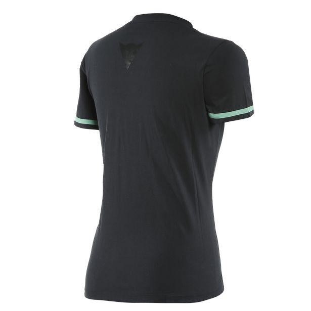 Dainese Casual Paddock Women's Tee - Black / Aqua