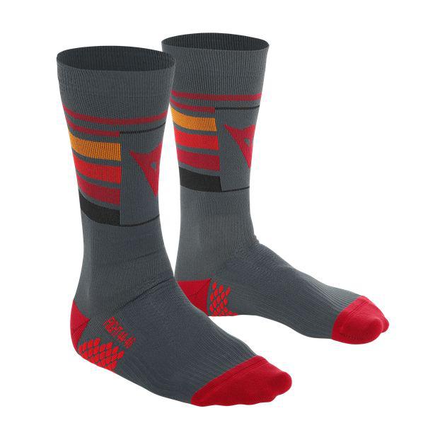Dainese Socks HG Hallerbos Sock - Grey / Red