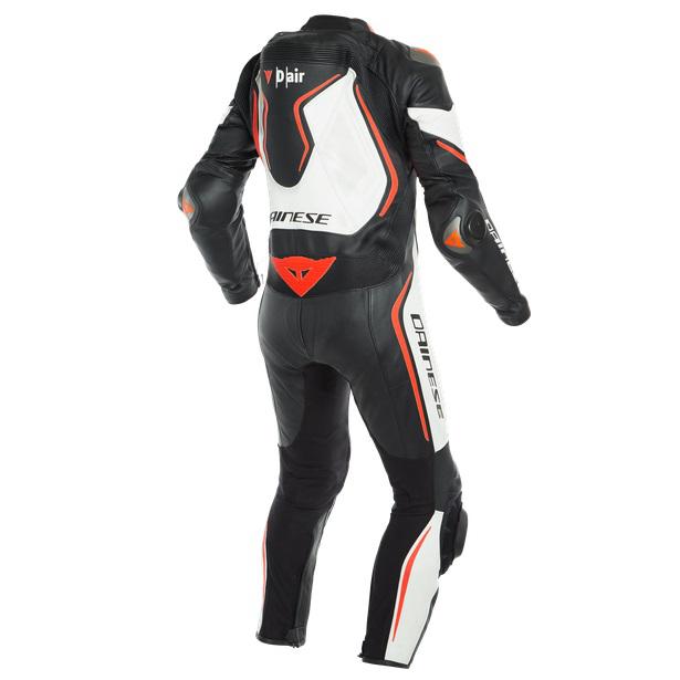 Dainese Misano 2 D-Air 1-Piece Perforated Airbag Suit - Black / White