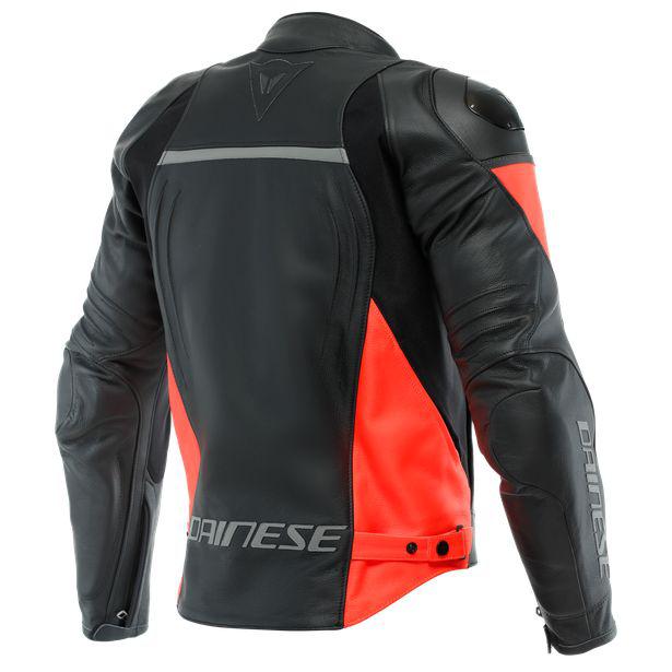 Dainese Racing 4 Leather Jacket - Black / Red