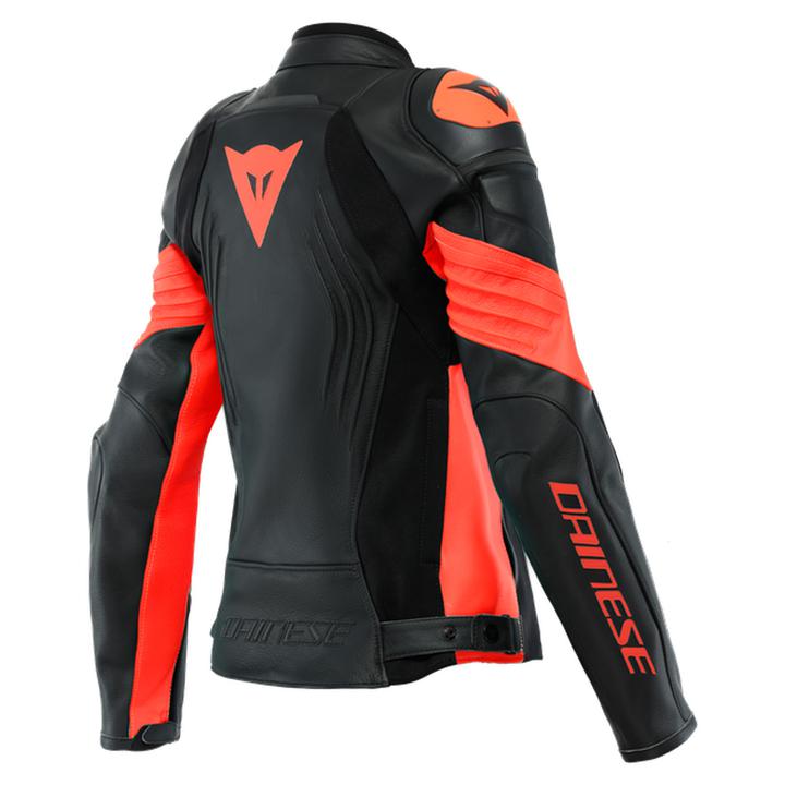 Dainese Racing 4 Women's Leather Jacket - Black / Red