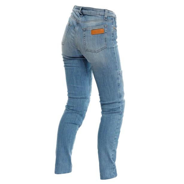 Dainese Denim Stone Slim Women's Pants - Light Blue