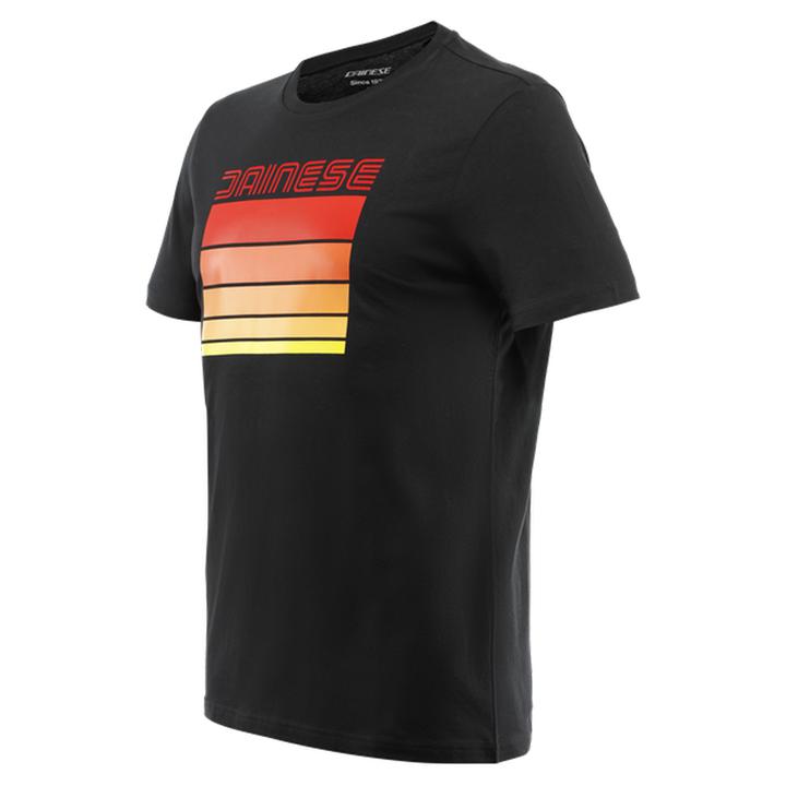 Dainese Stripes Tee - Black / Red
