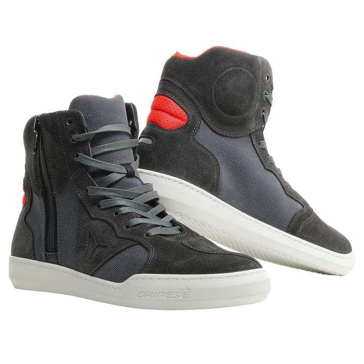 Dainese Metropolis Shoes - Carbon / Fluro Red