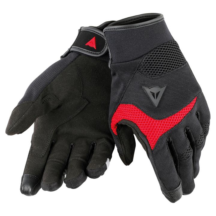 Dainese Desert Poon D1 Unisex Gloves - Black / Red