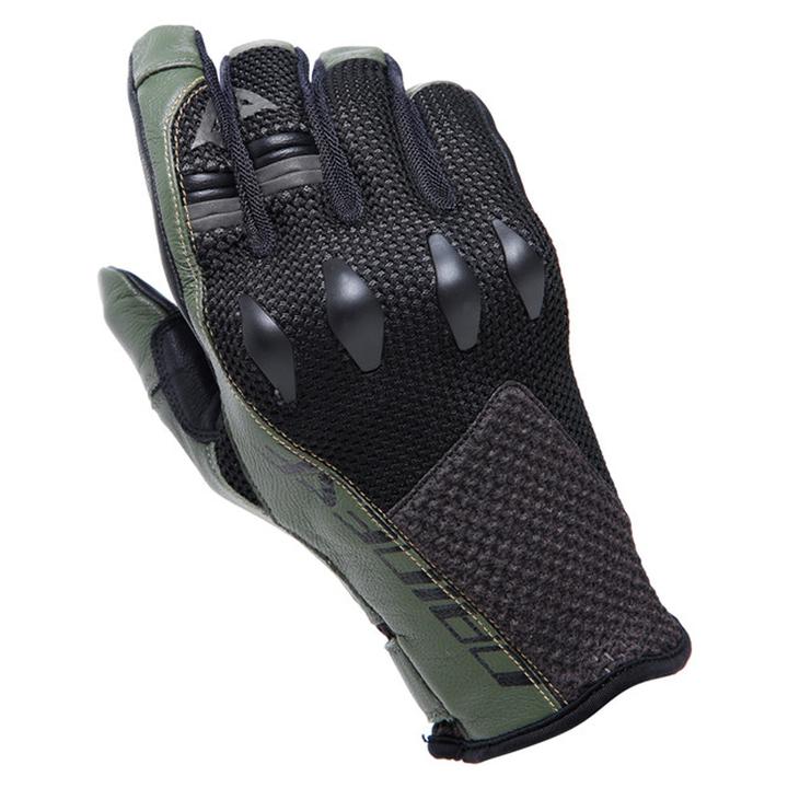 Dainese Karakum Ergo-Tek Gloves - Black / Green