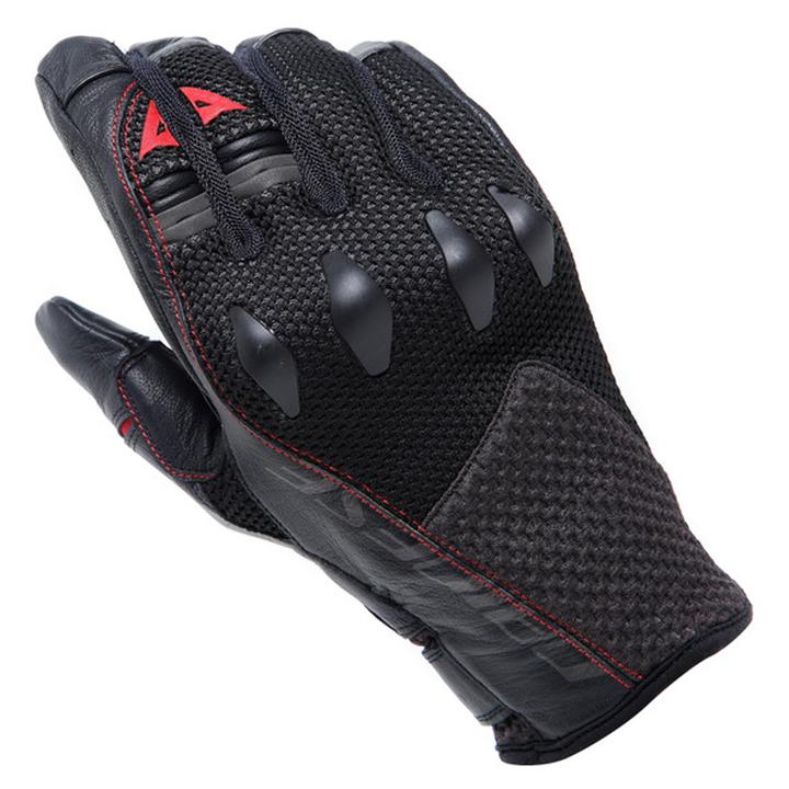 Dainese Karakum Ergo-Tek Magic Connection Gloves - Black / Red