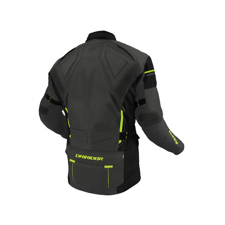 Dririder Compass 4 Youth Jacket - Grey / Black / Hi-Vis