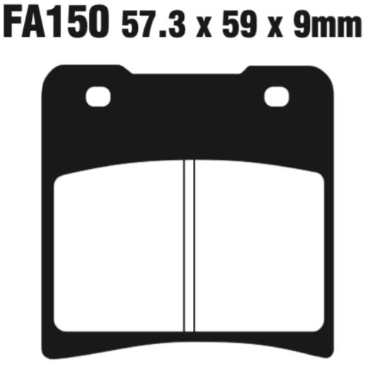 EBC Double-H Sintered Disc Pad Set - FA150HH
