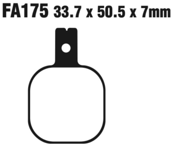 EBC Double-H Sintered Disc Pad Set - FA175HH