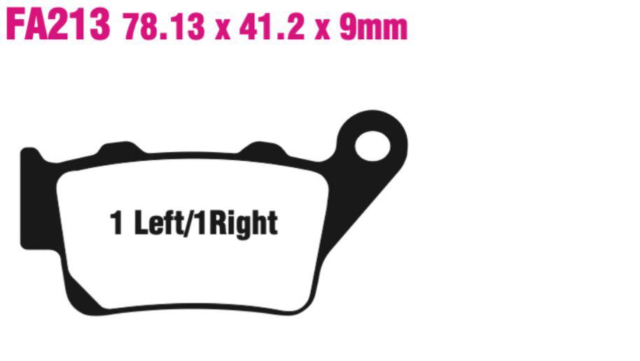 EBC Double-H Sintered Disc Pad Set - FA213HH