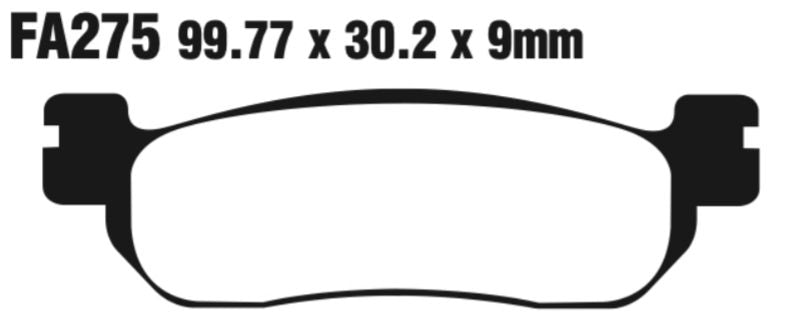 EBC Double-H Sintered Disc Pad Set - FA275HH