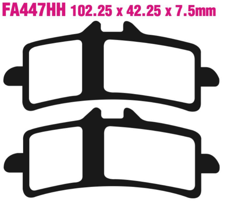 EBC Double-H Sintered Disc Pad Set - FA447HH
