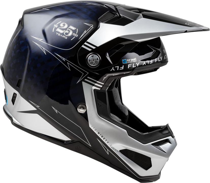 Fly Formula S Carbon Helmet Legacy - Blue / Silver
