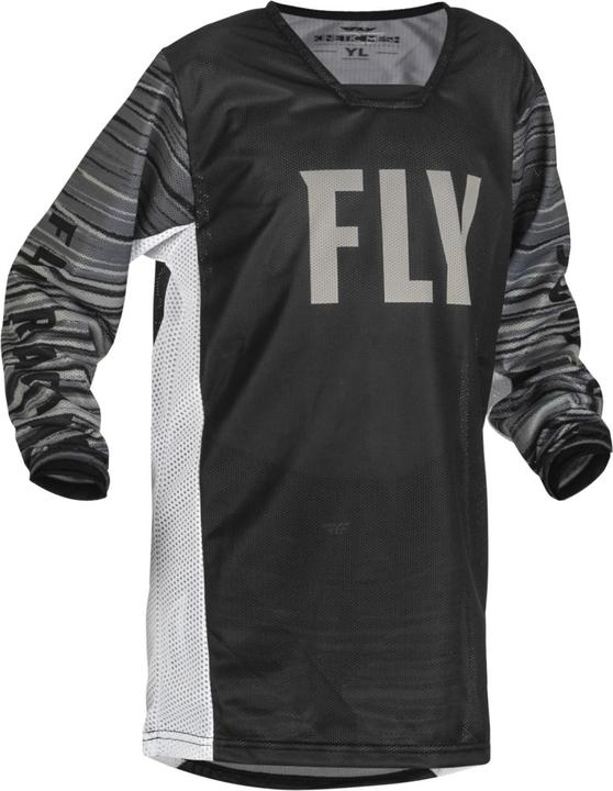 Fly 22.5 Youth Mesh Jersey - Black / White