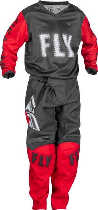 Fly MX23 Youth F-16 Pants Grey Red