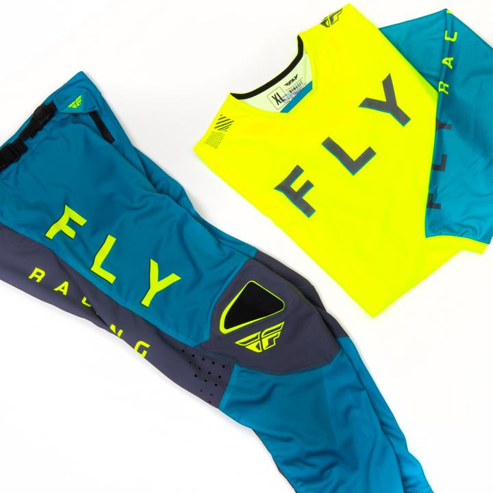 Fly 23.5 Mesh Kore Pants Teal Hi-Vis