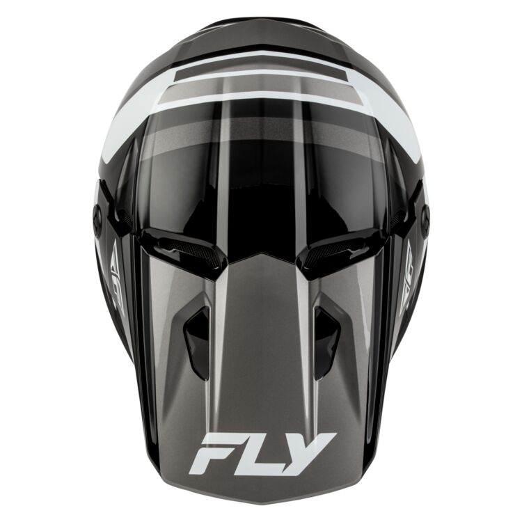 Fly Youth Kinetic Helmet Scrap - Black / White