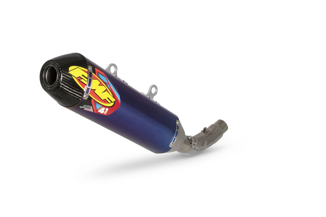 FMF Factory 4.1 RCT Silencer With Carbon End Cap - Anodised Titanium (45633)