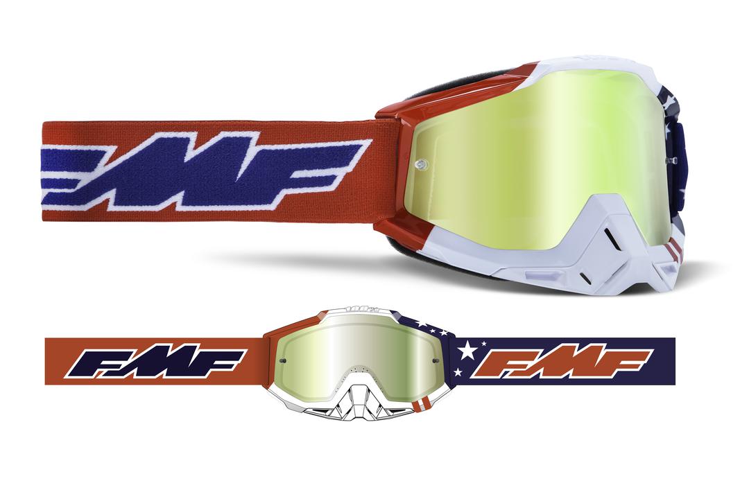 FMF Vision Goggles Powerbomb U.S. of A. - Mirror