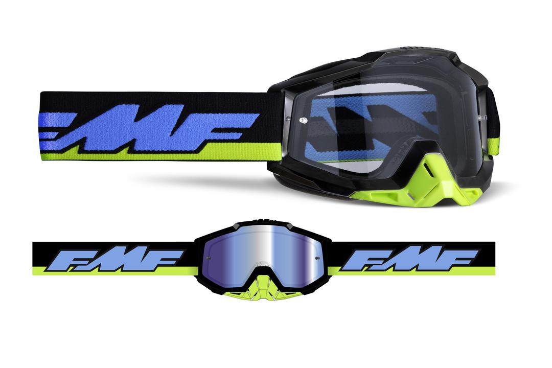 FMF Vision Powerbomb Goggles Talladega - Clear Lens