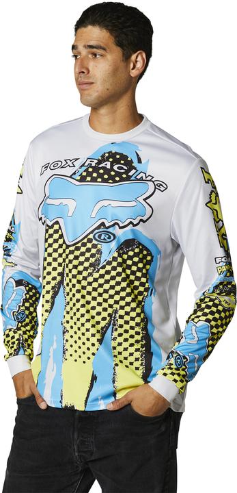 Fox Retro Brushed Ls Jersey Grey