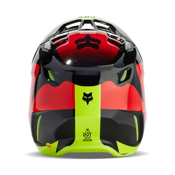 Fox V3 Revise Red Yellow