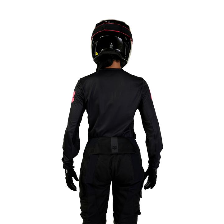 Fox MX26 Youth Girl Blackout Jersey - Black