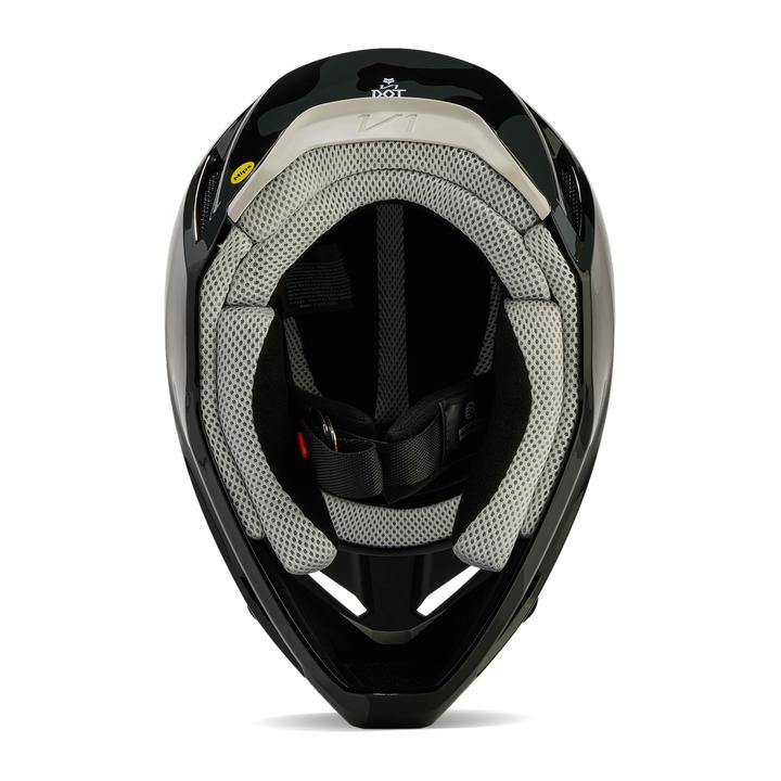 Fox Youth V1 Bnkr Helmet - Black Camo